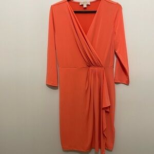 📩🎀🛍️2 for $10🎀🛍️Michael Kors women midi orange dress size S